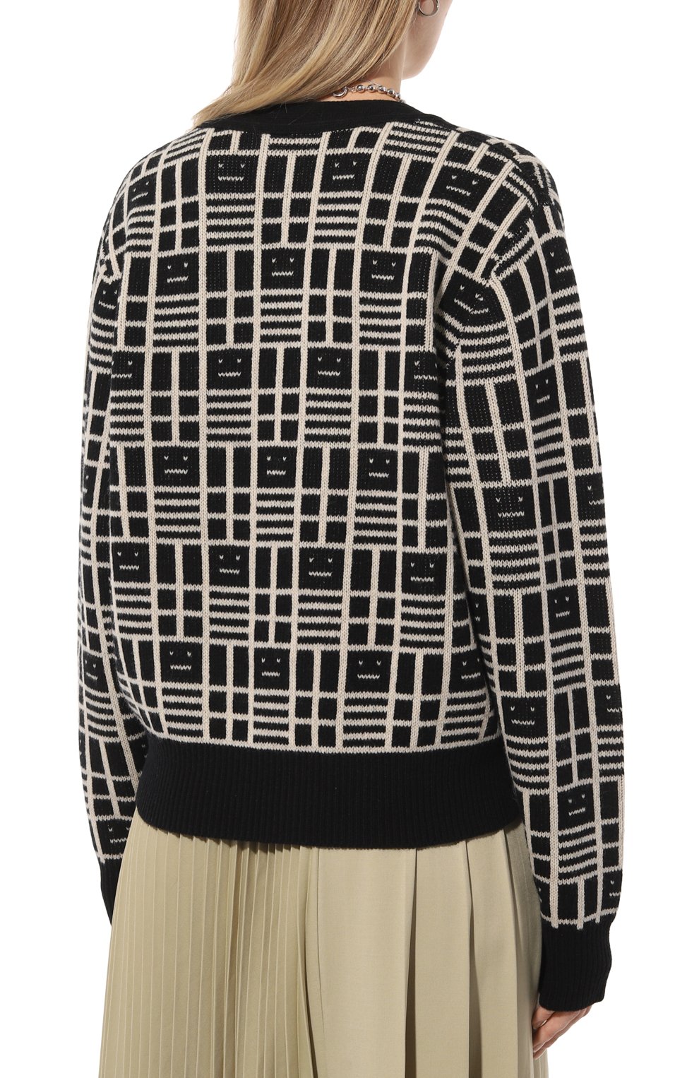 Шерстяной кардиган ACNE STUDIOS, арт. FA-UX-KNIT000068, фото 4