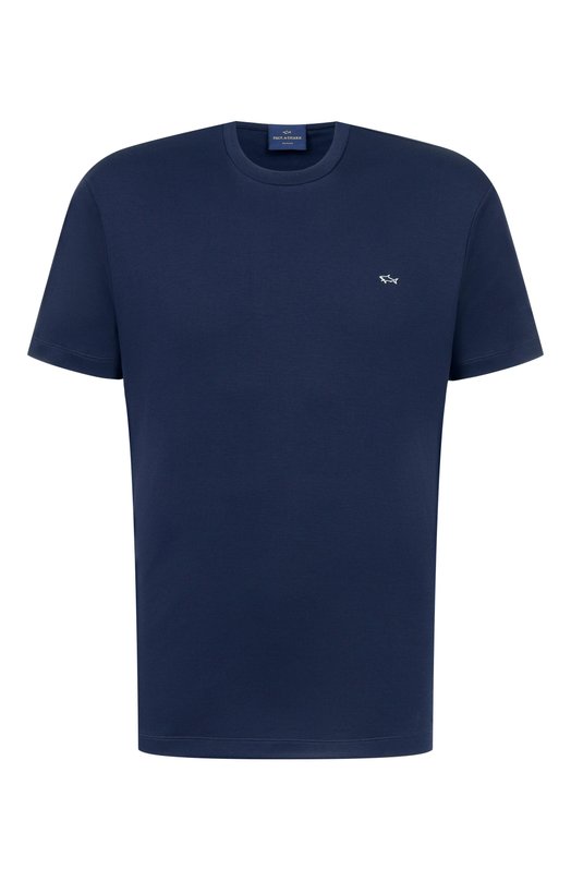 Хлопковая футболка Paul&Shark 26411036_001 Синий 26411036_001