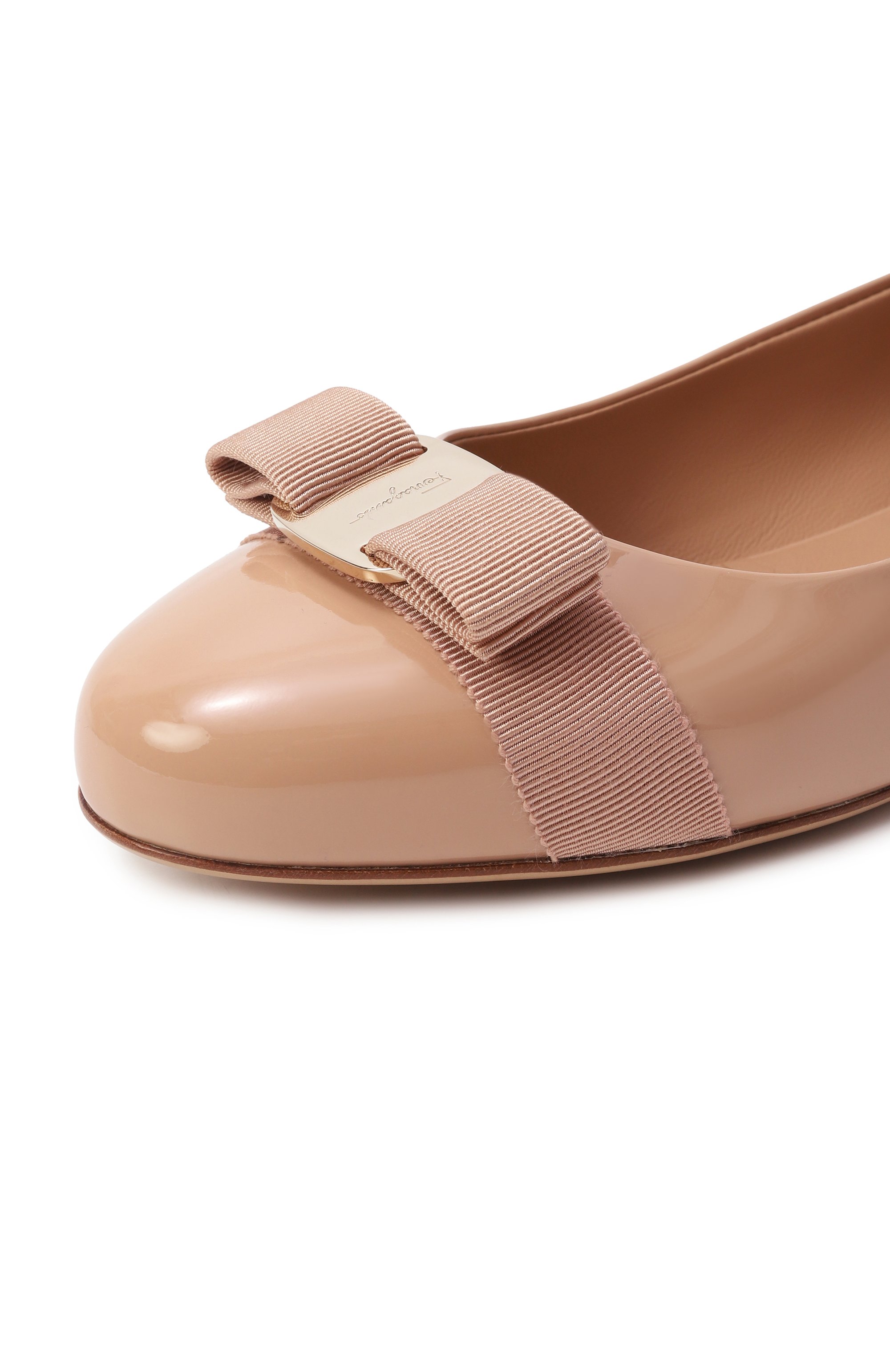 Кожаные балетки varina FERRAGAMO, арт. 01A181/753, фото 7