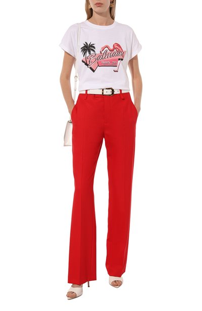 Хлопковая футболка BALMAIN, арт. DF1EF010/GD83, фото 2