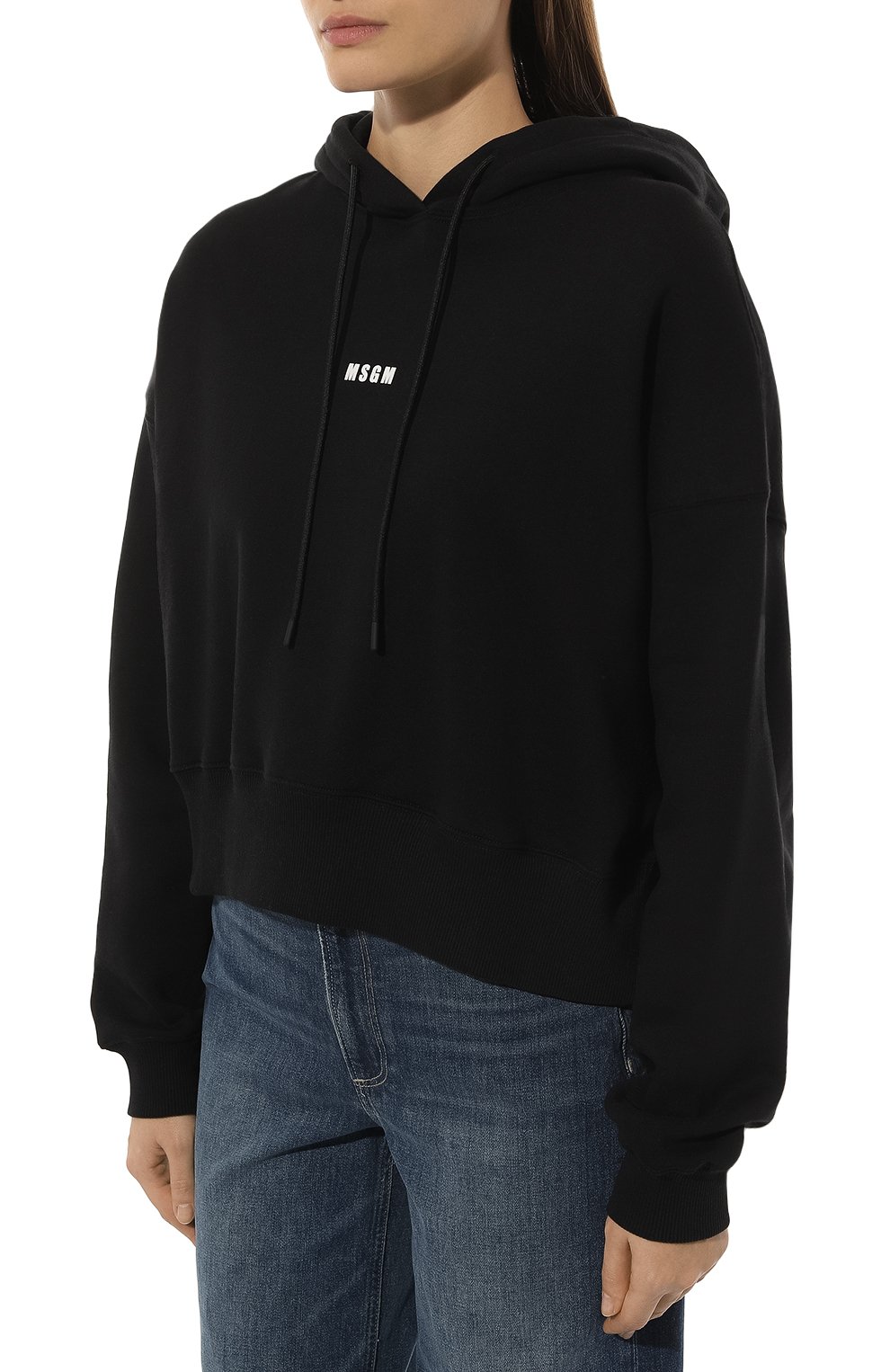 Хлопковое худи MSGM, арт. 2000MDM509 200001, фото 3