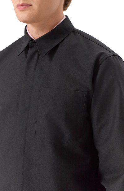 Шерстяная рубашка DRIES VAN NOTEN, арт. 020708-2310-900, фото 5