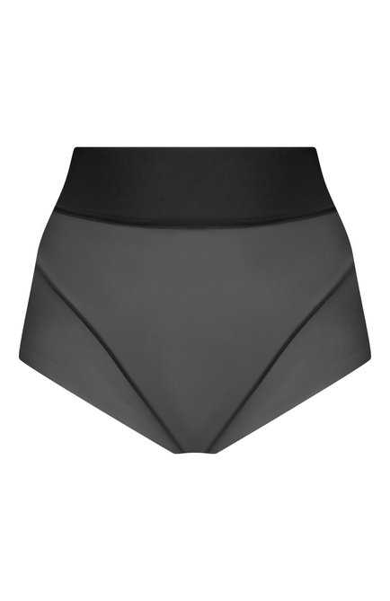 Женские трусы-шорты с завышенной талией WOLFORD светло-розового цвета, арт. 4W2021 | Фото 1 (Материал внешний: Синтетический материал; Нос: Не проставлено; Автоматизация состава: Проставлено)