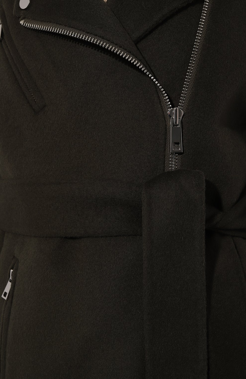 Шерстяное пальто P.A.R.O.S.H. хаки цвета по цене 99500 руб., арт. LEAK23-D431568, фото 5 Шерстяное пальто P.A.R.O.S.H., арт. LEAK23-D431568, фото 5