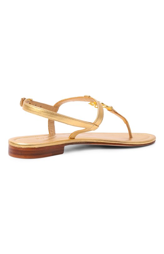 Кожаные сандалии Elie Saab B0015/NL001 Золотой  B0015/NL001 Фото 5