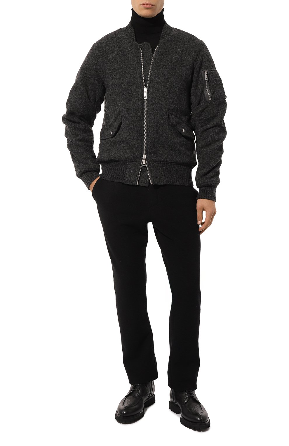 Шерстяной бомбер GIORGIO BRATO, арт. TX25F1401, фото 2