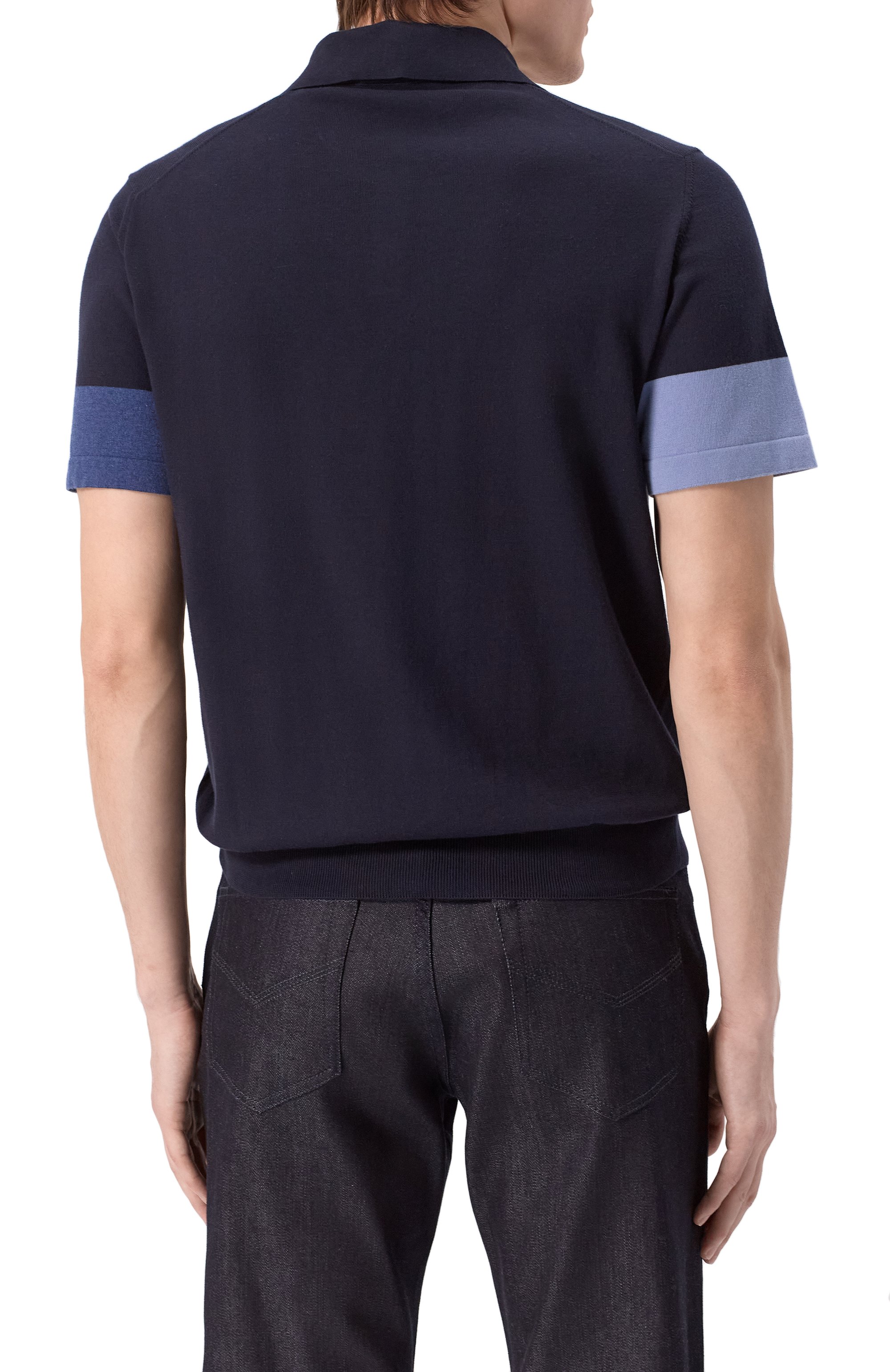 Хлопковое поло CORNELIANI, арт. 25M587-2525136, фото 4