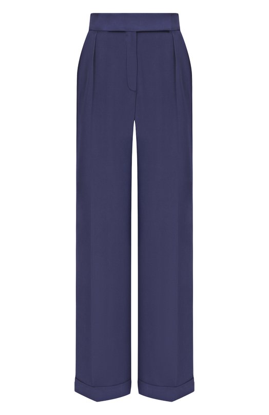 Шелковые брюки Kiton D56108K0977A30 Синий D56108K0977A30