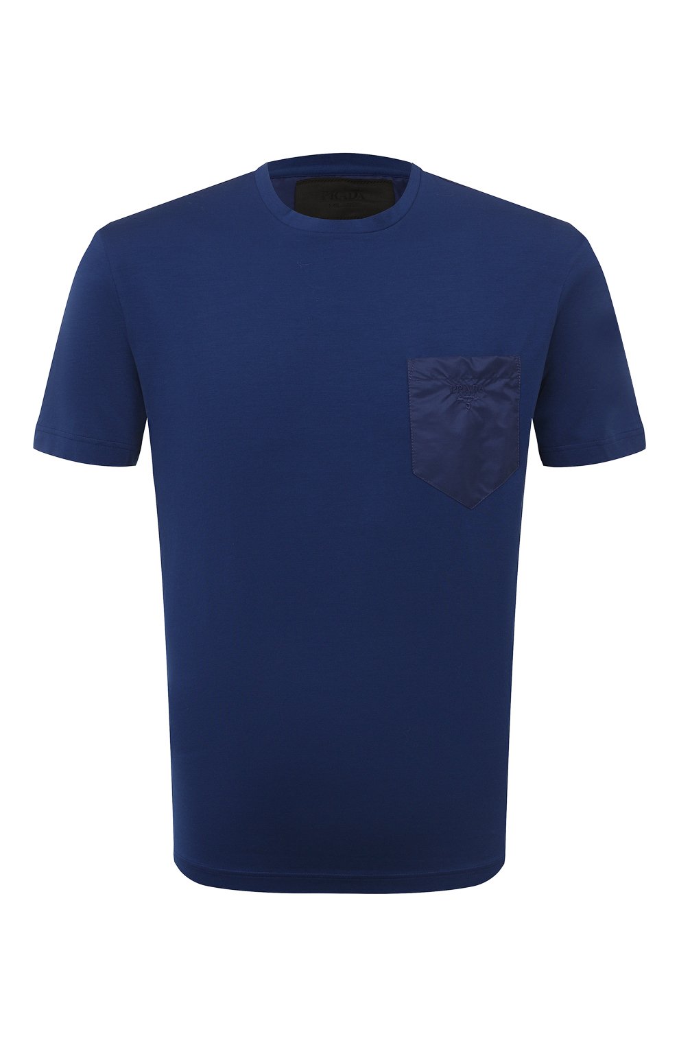 Хлопковая футболка PRADA, арт. UJN587-1UOQ-F0KFE-202, фото 1