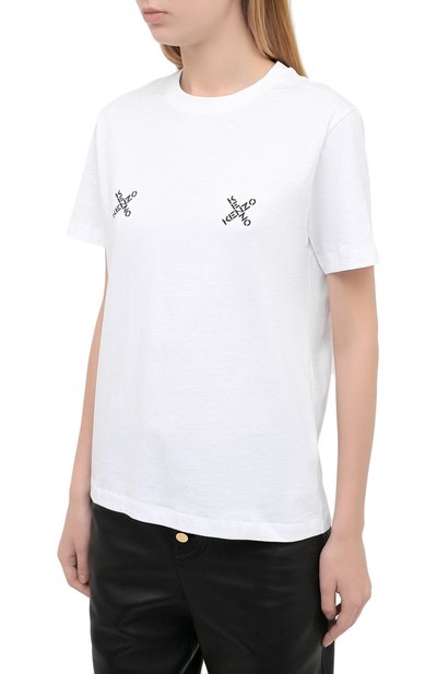 Хлопковая футболка kenzo sport KENZO, арт. FA62TS9104SJ, фото 3