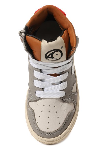 Высокие кеды из кожи RONDINELLA, арт. 12053-1D/24-27, фото 4