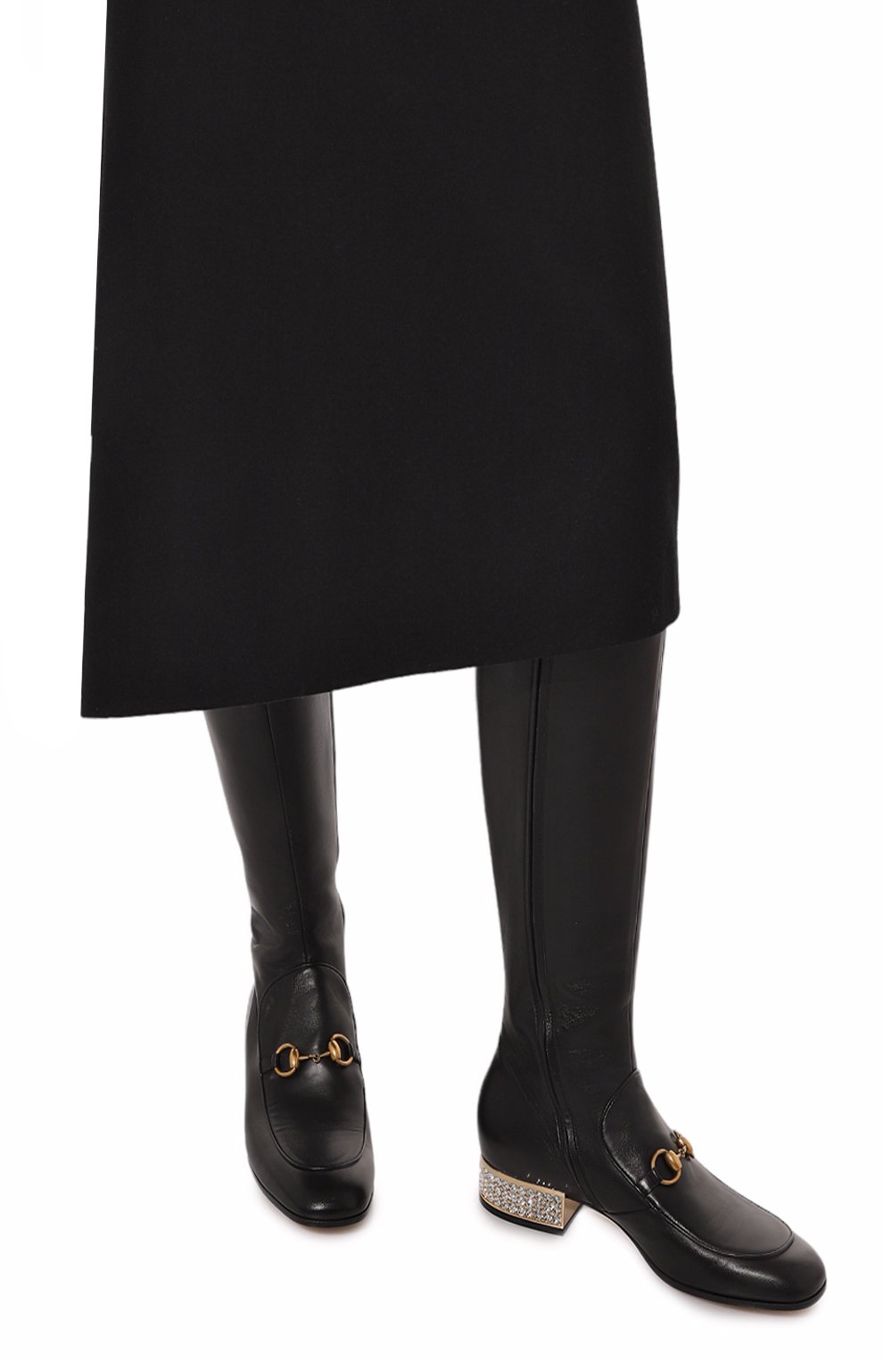 Кожаные сапоги GUCCI, арт. 525248 BKO00, фото 3