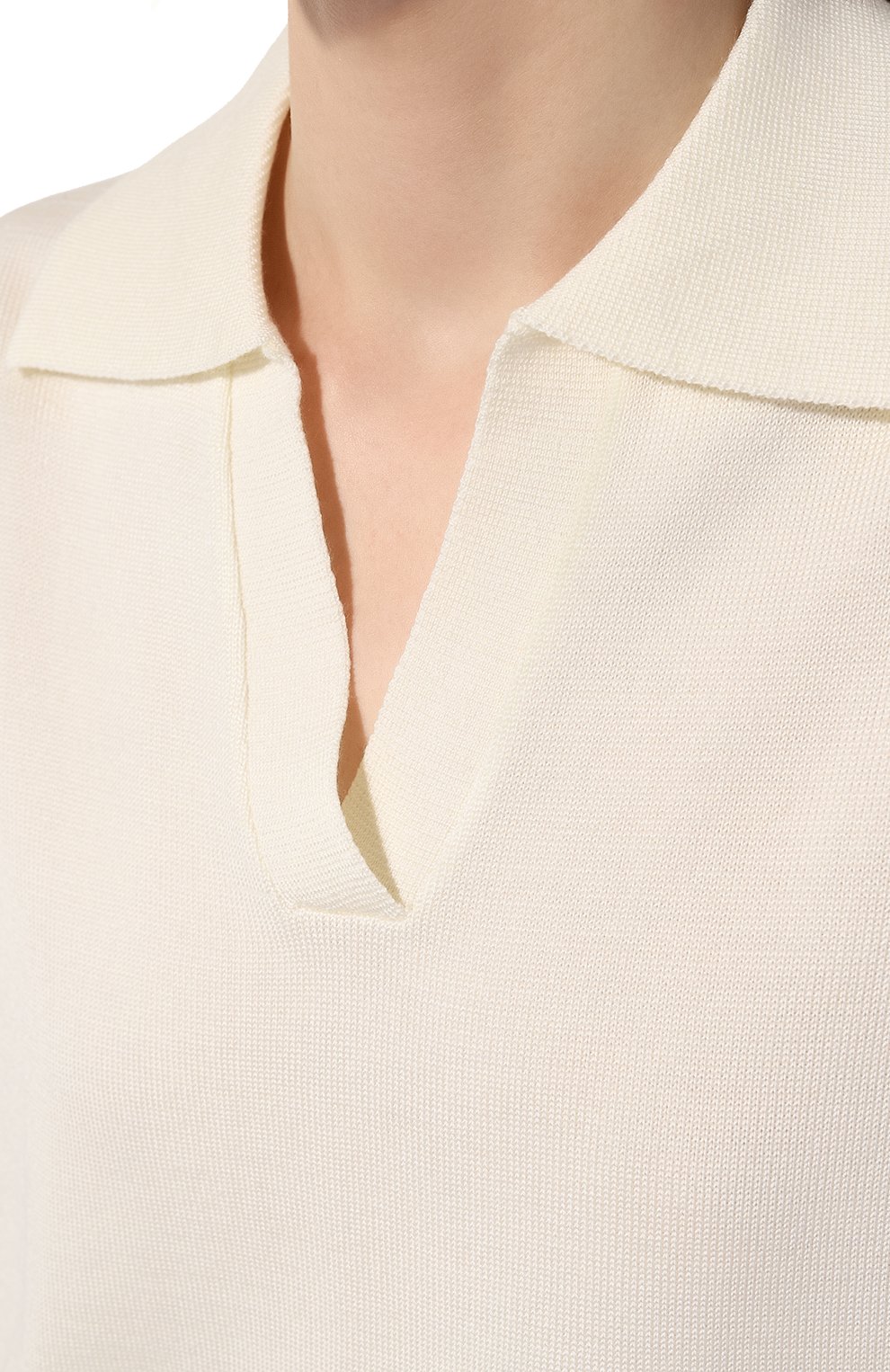 Пуловер из вискозы и шелка SEVEN LAB молочного цвета по цене 17430 руб., арт. CHR4.LK.0005.110, фото 5 Пуловер из вискозы и шелка SEVEN LAB, арт. CHR4.LK.0005.110, фото 5