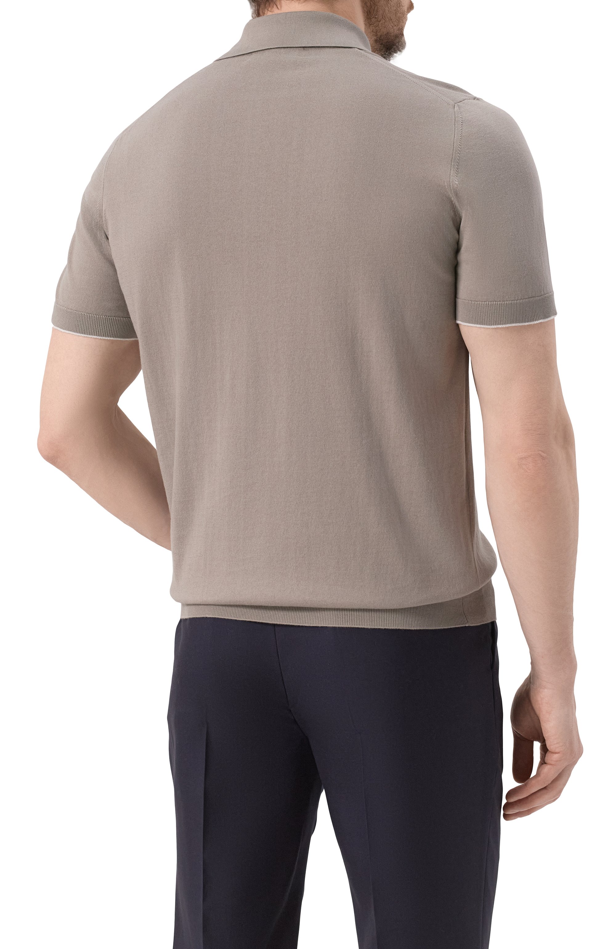 Хлопковое поло BRUNELLO CUCINELLI, арт. M29800125, фото 4