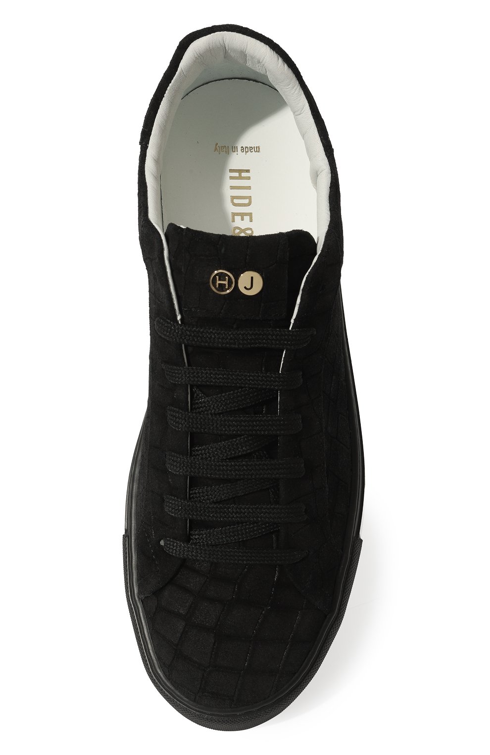Замшевые кеды HIDE AND JACK, арт. CR0LBLKBLK, фото 6