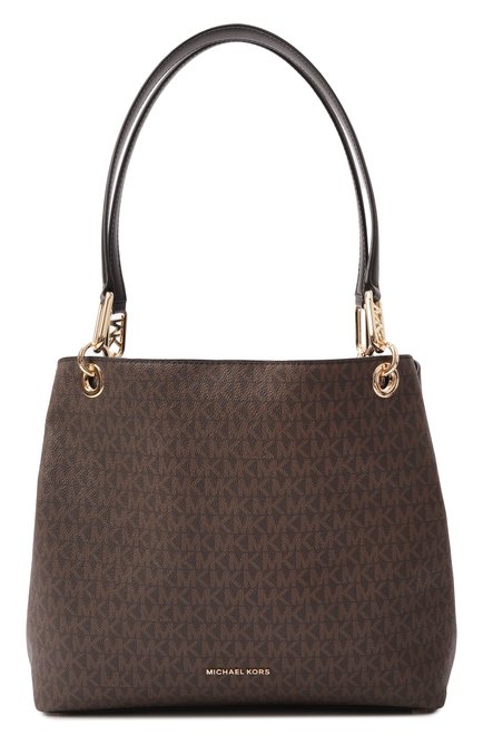 Женская сумка-тоут kensington large MICHAEL MICHAEL KORS коричневого цвета по цене 0 руб., арт. 30F3G8KT7B | Фото 1