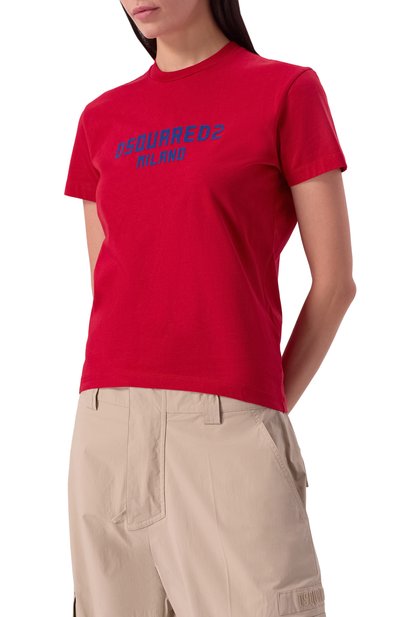 Хлопковая футболка DSQUARED2, арт. S75GD0471/D20020, фото 3