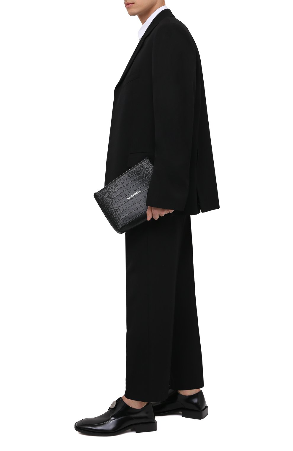 Кожаный клатч BALENCIAGA, арт. 618362/1JUK3, фото 2