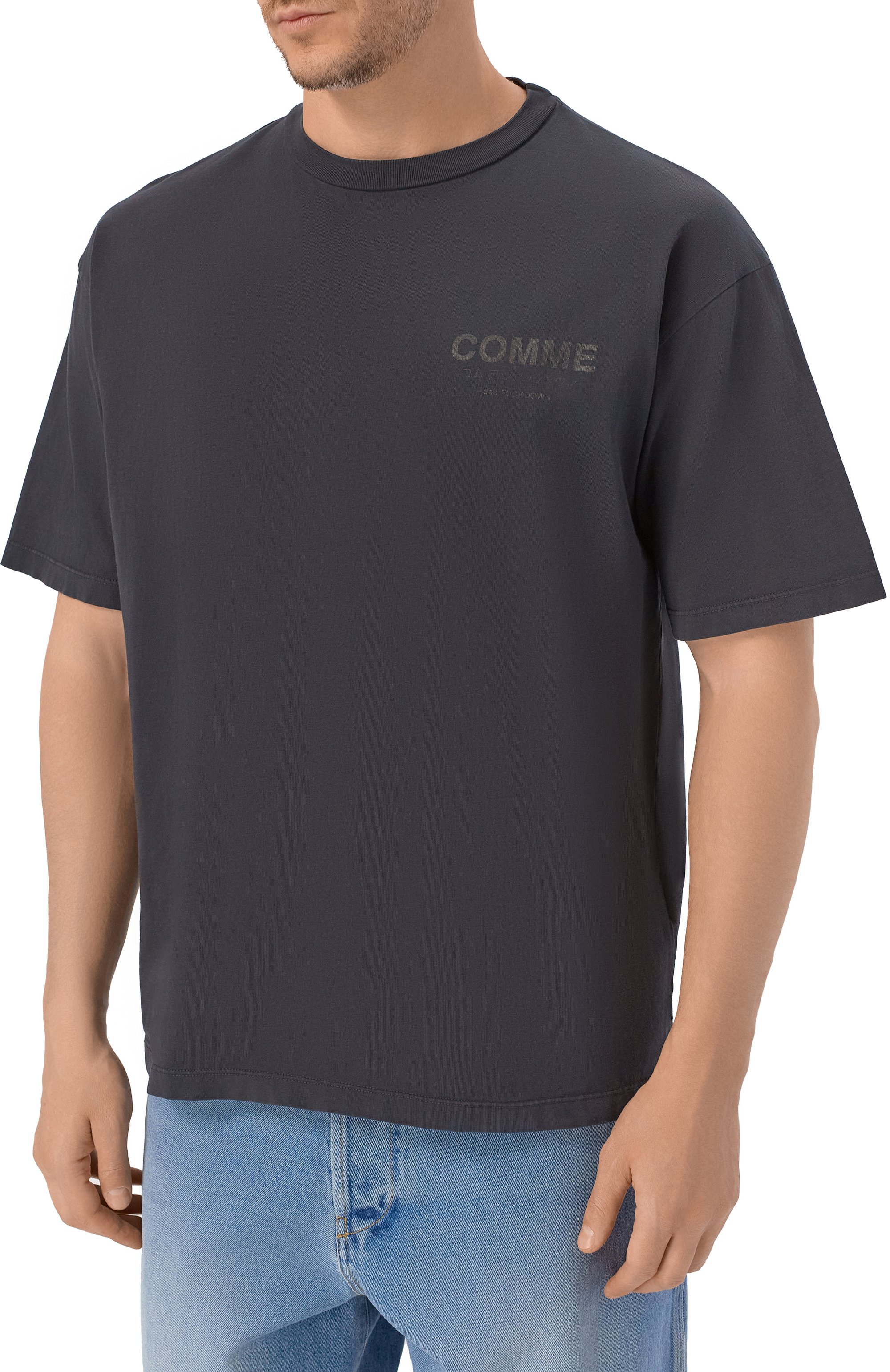 Хлопковая футболка COMME DES FUCKDOWN, арт. CFABM01921, фото 3
