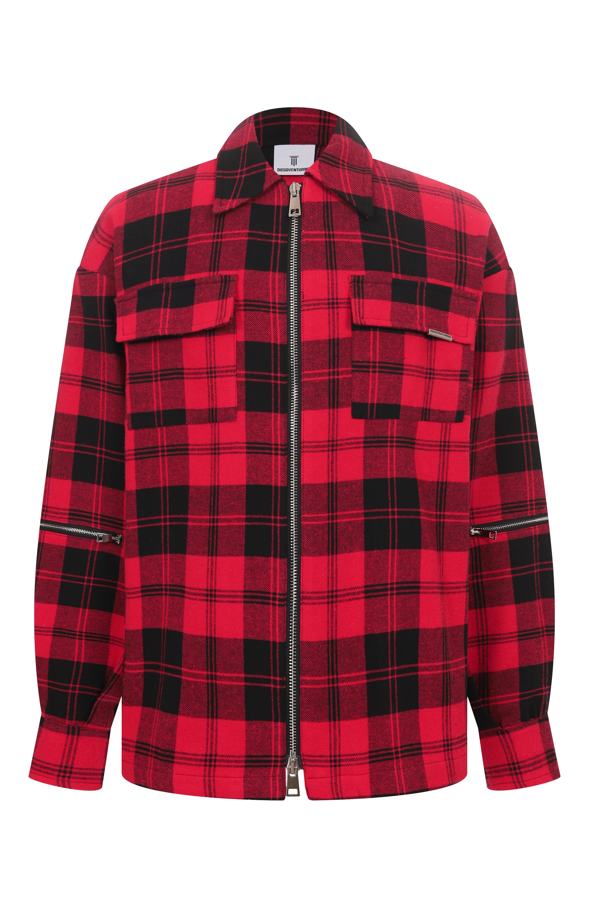 Хлопковая куртка-рубашка DIEGO VENTURINO, арт. DVCMC-FZ-BRDVMS, фото 1