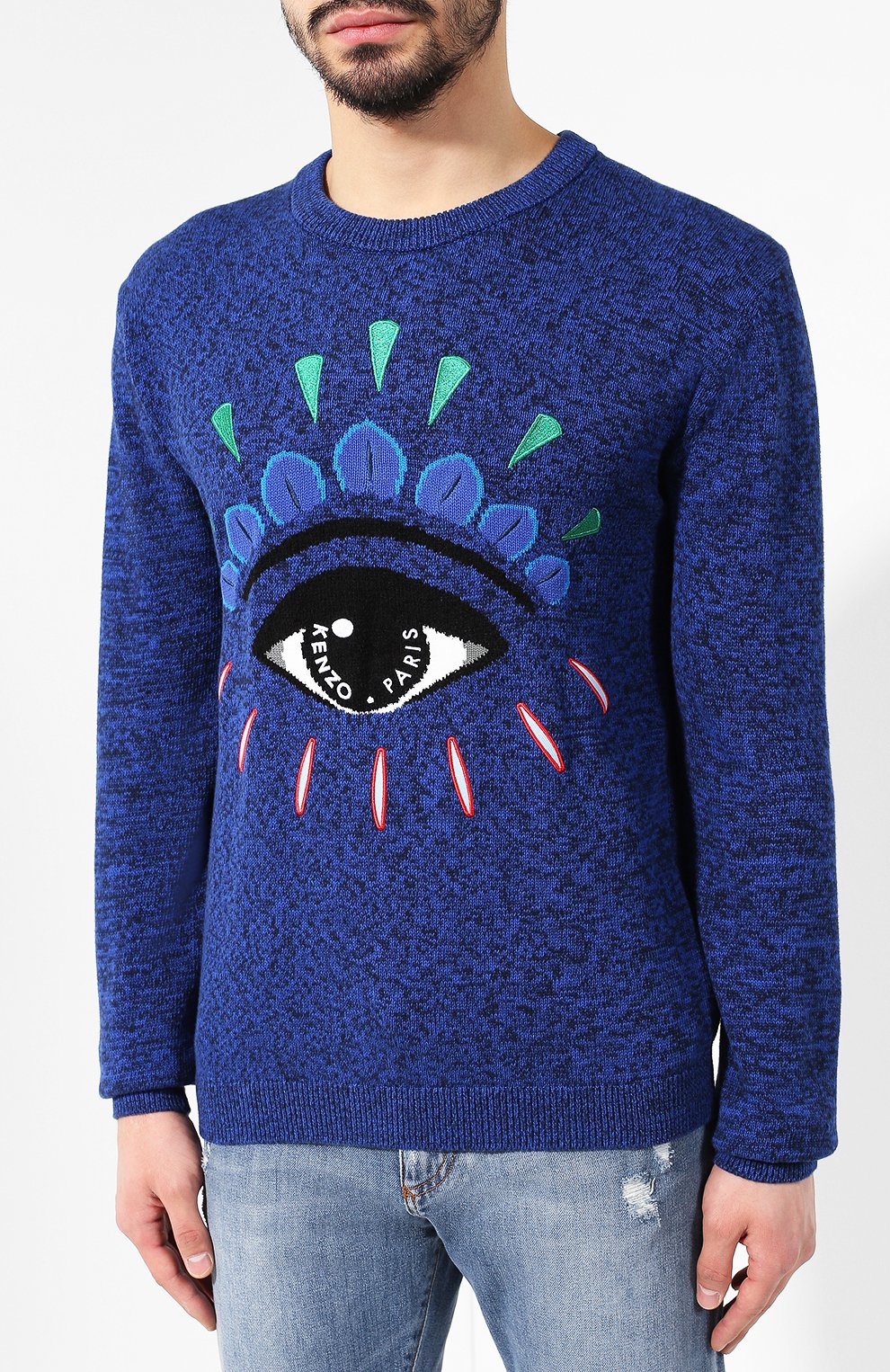 Хлопковый джемпер KENZO, арт. 5PU2523XD, фото 3