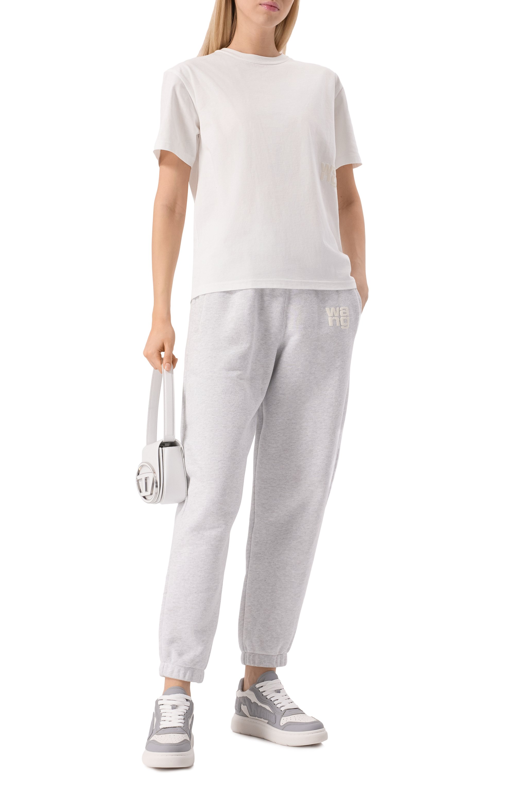 Кожаные кеды puff ALEXANDER WANG, арт. 30125SN058, фото 2