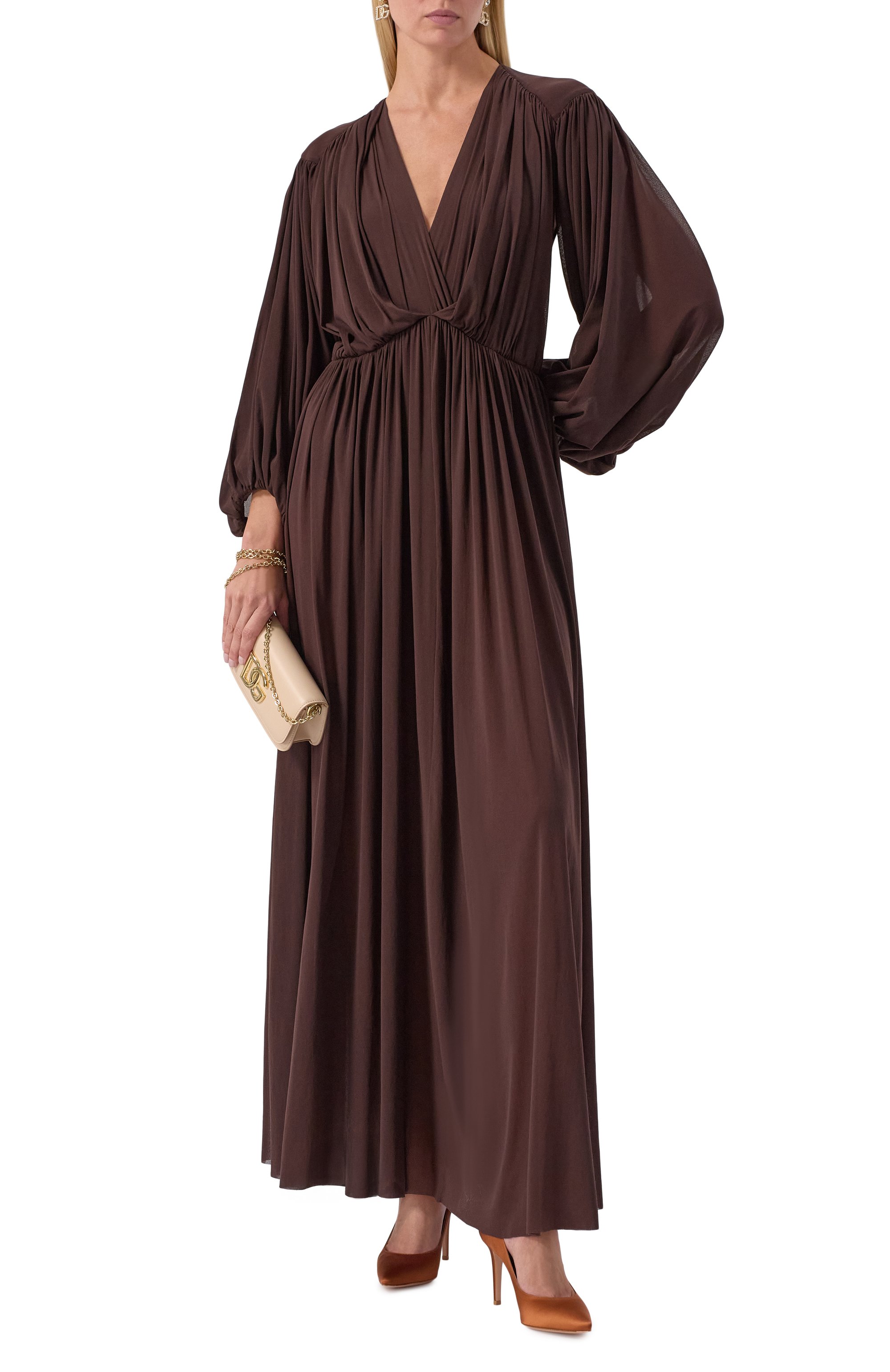 Текстильные туфли gianvito 85 GIANVITO ROSSI, арт. G24580.85RIC.CRESED0, фото 2