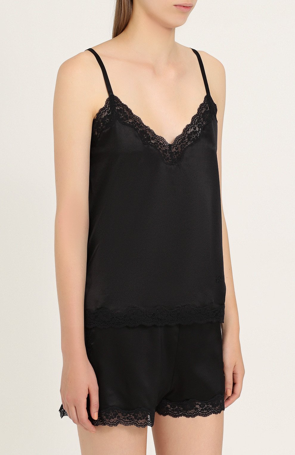 Шелковый топ с кружевной отделкой VANNINA VESPERINI, арт. VVAH17-40, фото 3