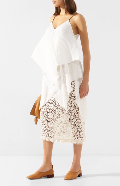 Кожаные балетки ballerina 25 LOEWE темно-бежевого цвета по цене 69950 руб., арт. L814466X03, фото 2 Кожаные балетки ballerina 25 LOEWE, арт. L814466X03, фото 2