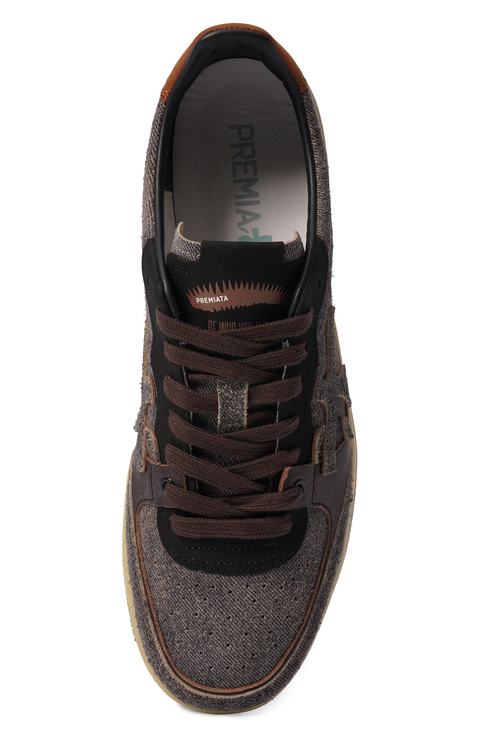 Замшевые кеды bskt clay PREMIATA голубого цвета по цене 31550 руб., арт. BSKT CLAY/VAR 8440, фото 5 Замшевые кеды bskt clay PREMIATA, арт. BSKT CLAY/VAR 8440, фото 5