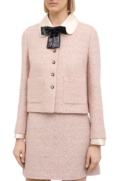 Шерстяной жакет MIU MIU, арт. MH1603-1UT0-F0236, фото 3