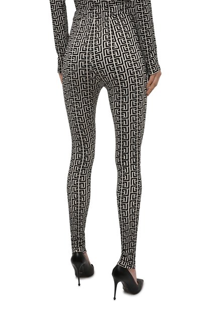 Легинсы из вискозы balmain x rossignol BALMAIN, арт. WF2PD031/J226, фото 4