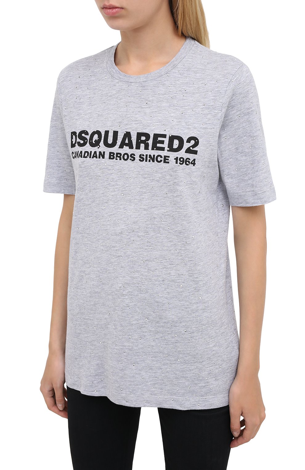 Футболка из хлопка и вискозы DSQUARED2, арт. S75GD0115/S22146, фото 3