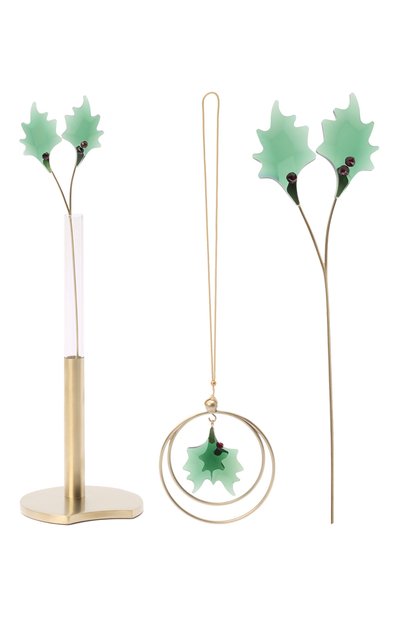 Ваза с украшениями holly leaves SWAROVSKI, арт. 5597136