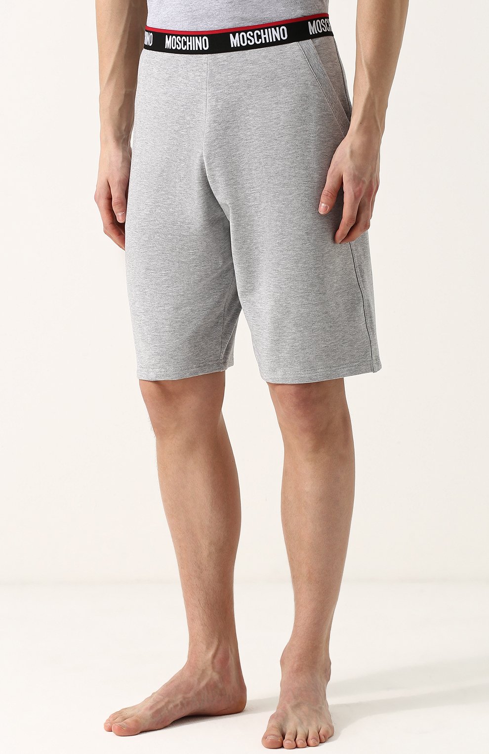 Хлопковые шорты с поясом на резинке MOSCHINO, арт. A4202/8106, фото 3