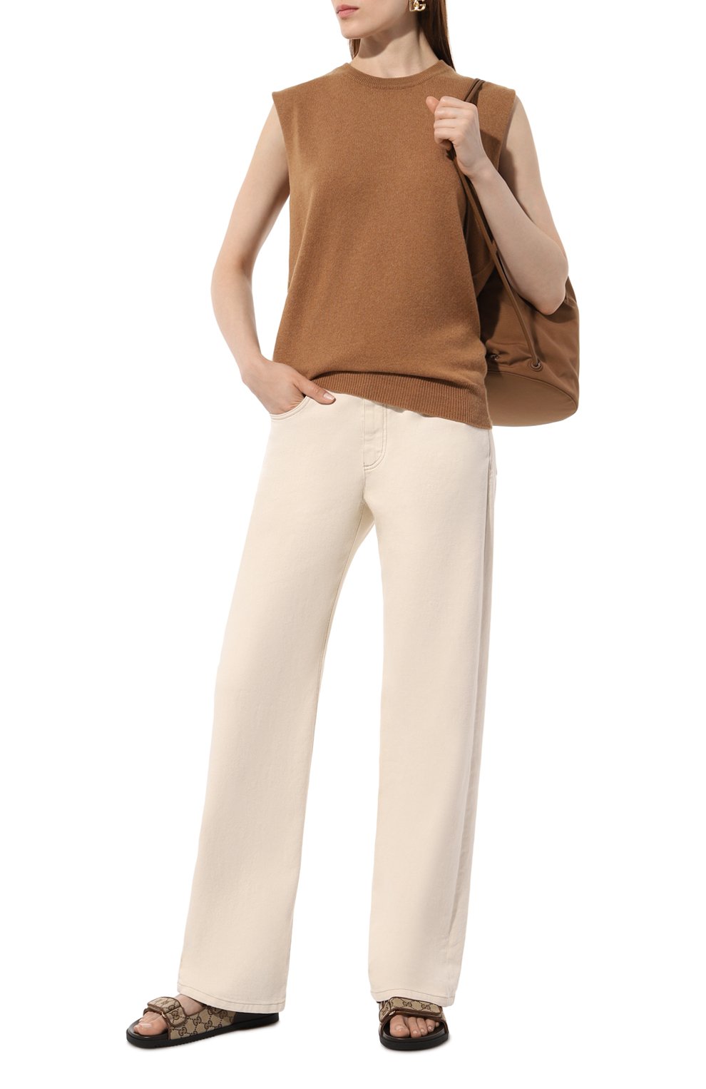 Текстильные сандалии double g GUCCI, арт. 771575/G1730, фото 2