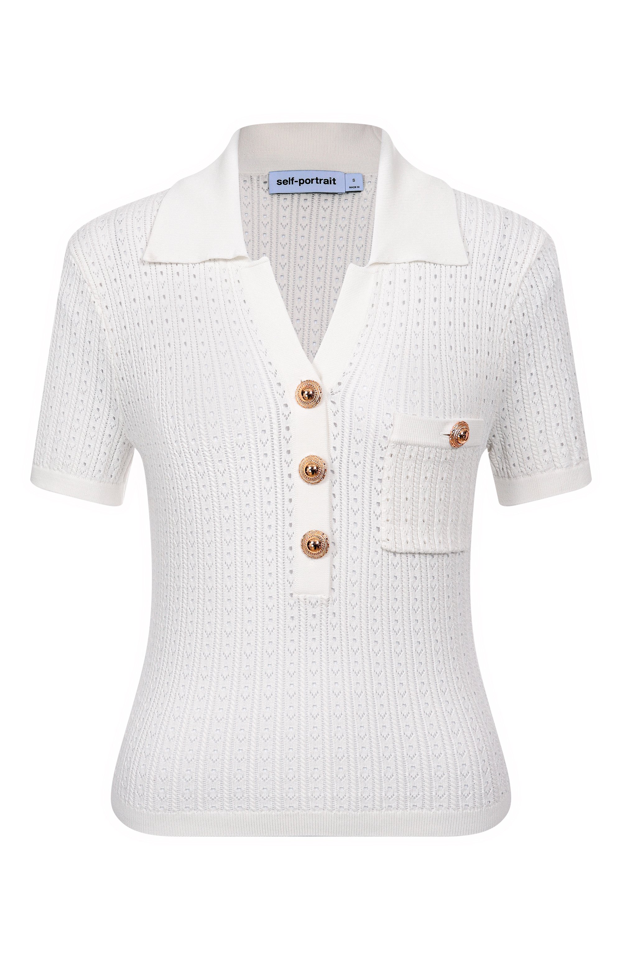 Поло SELF-PORTRAIT, арт. PF25095TW, фото 1