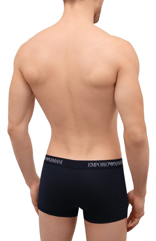 Комплект из трех хлопковых боксеров Emporio Armani 111610/CC722 Разноцветный  111610/CC722 Фото 7