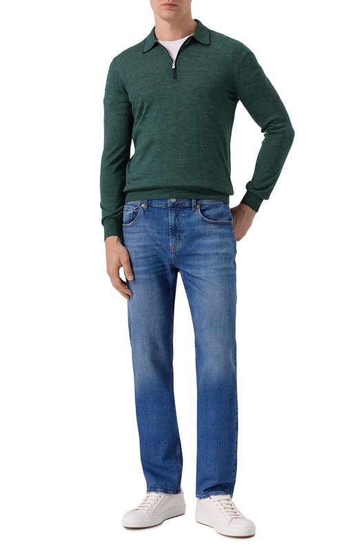 Джинсы Straight 7 For All Mankind 7TE70C121C3 Синий  7TE70C121C3 Фото 2