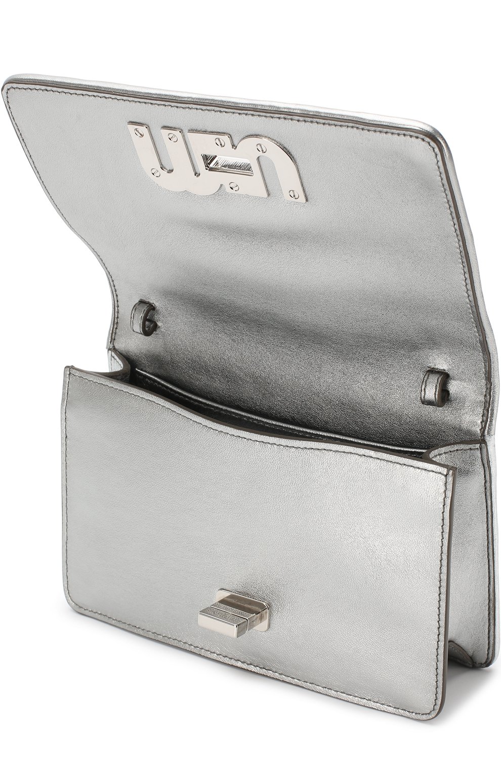 Кожаная сумка на цепочке MIU MIU, ар т. 5BF069-N88-F0135-OCO, фото 3