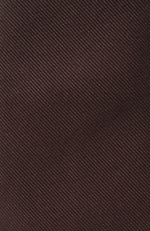 Шелковый галстук Brunello Cucinelli MM8860018 Коричневый  MM8860018 Фото 4