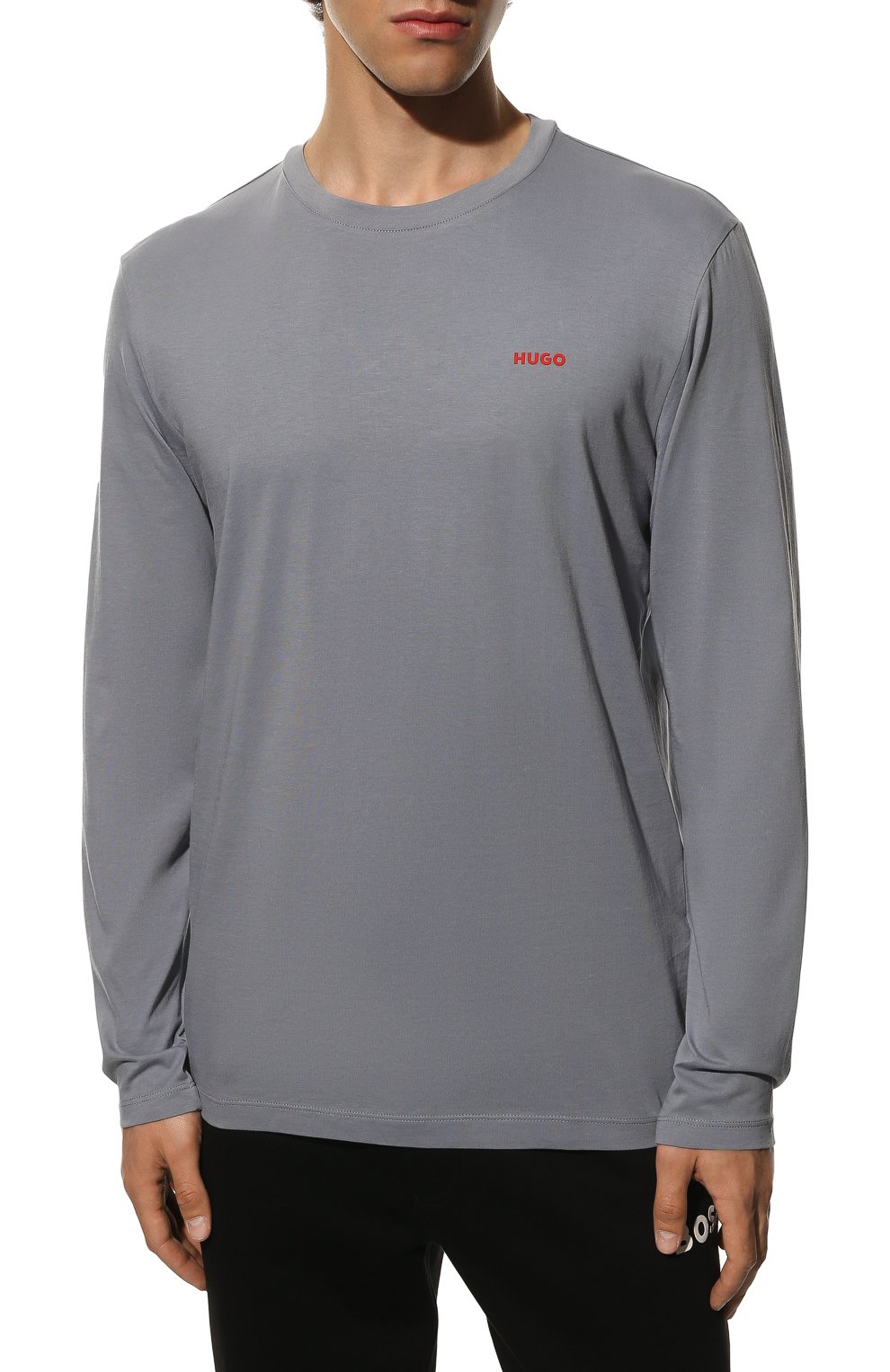 Хлопковый лонгслив HUGO, арт. 50466159, фото 3