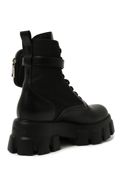 Комбинированные ботинки monolith PRADA, арт. 1T255M-3LFR-F0002-B055, фото 5