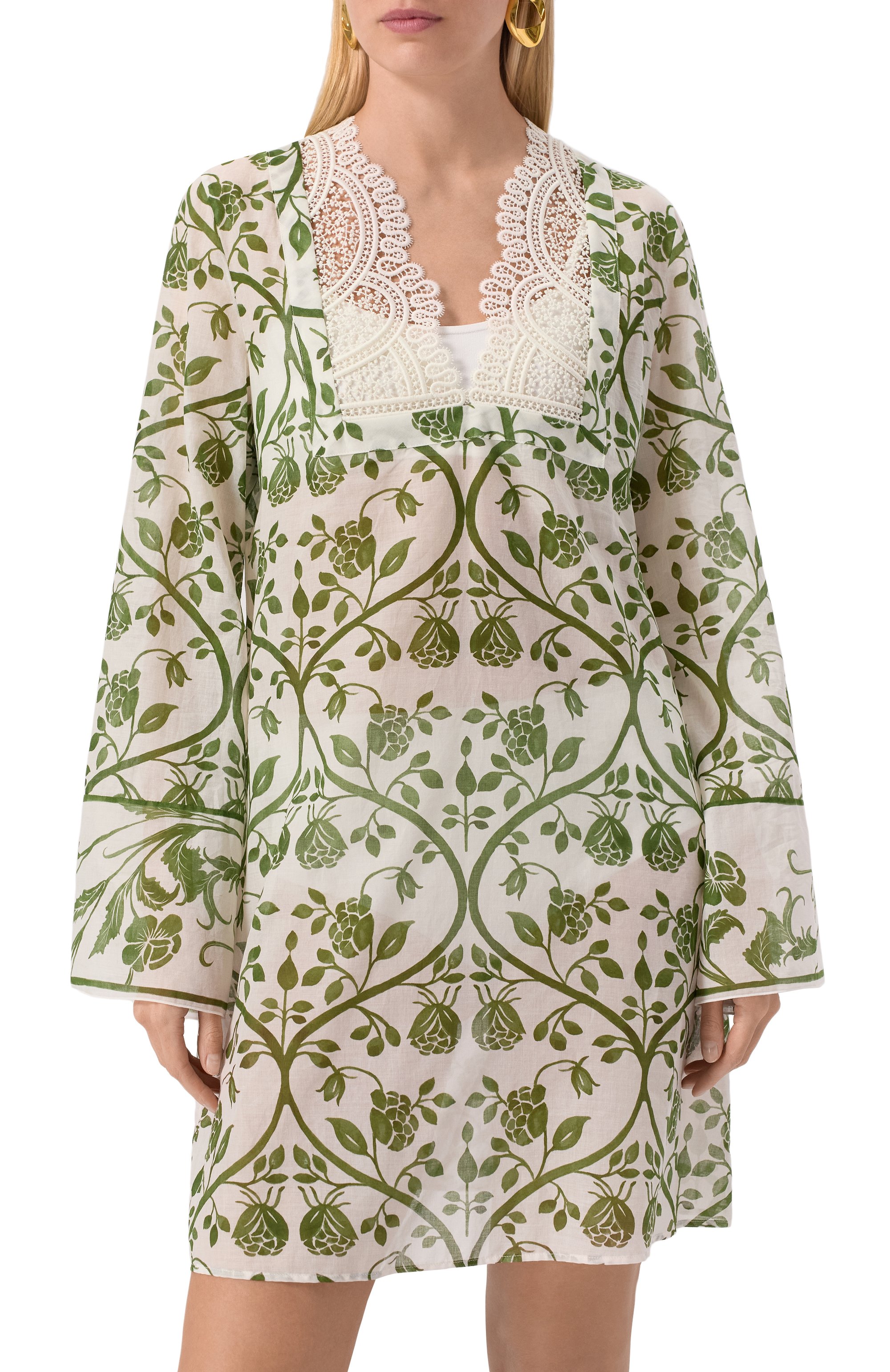 Хлопковое платье GIAMBATTISTA VALLI, арт. 25SSPVCL5128-35PRI, фото 3