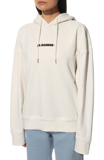 Хлопковое худи JIL SANDER, арт. JPPU707512-WU248608, фото 3
