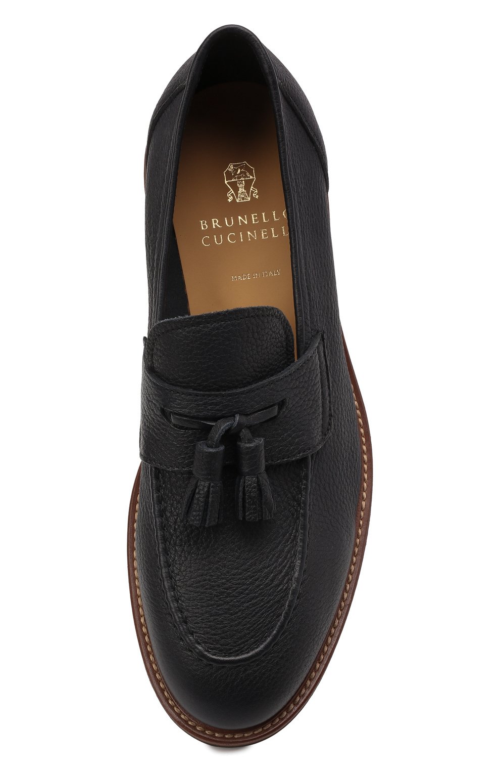 Кожаные лоферы BRUNELLO CUCINELLI, арт. MZUCSLK898, фото 6