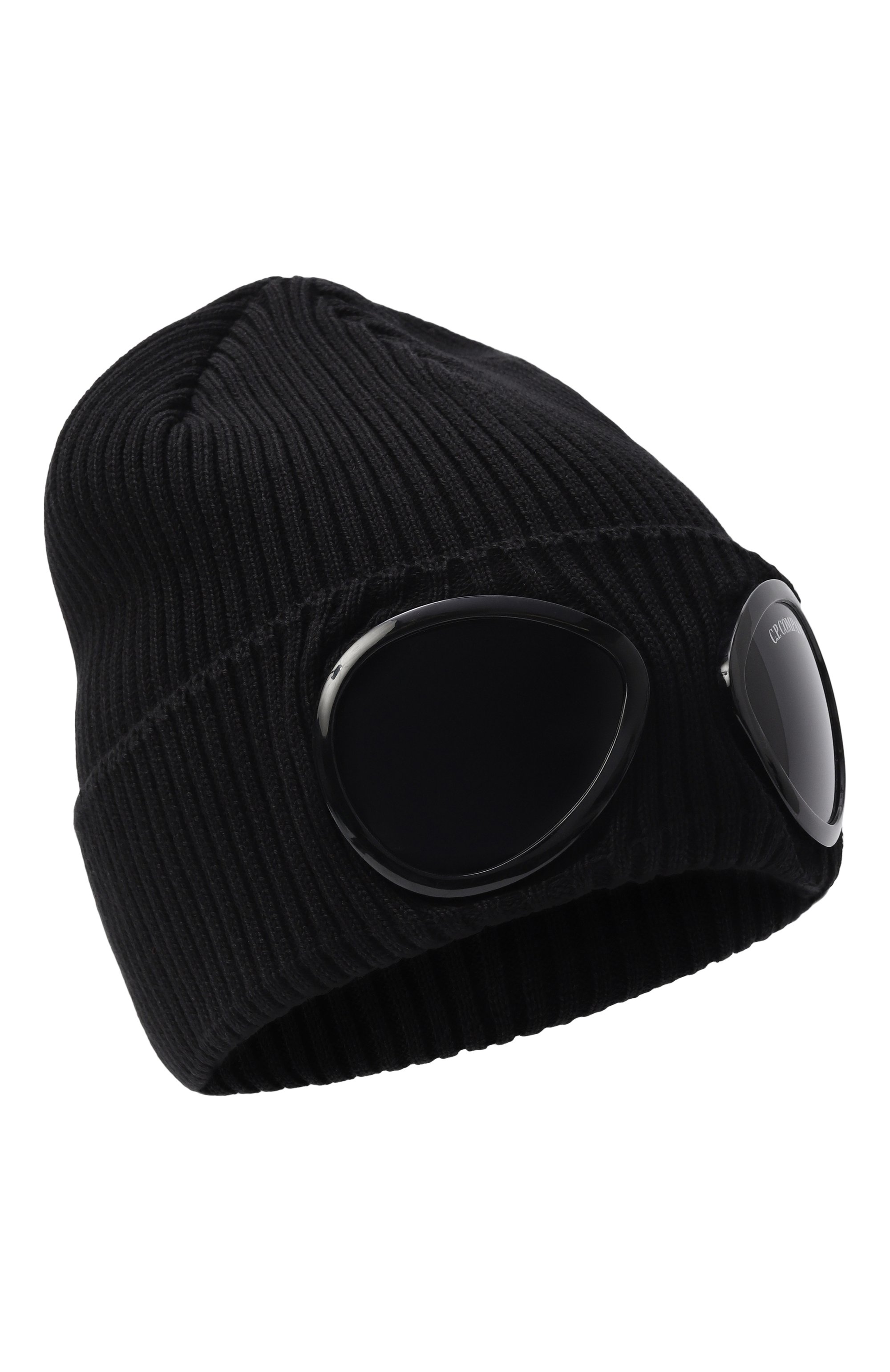 Хлопковая шапка C.P. COMPANY черного цвета по цене 18550 руб., арт. RSCMAC747A/000727A, фото 1 Хлопковая шапка C.P. COMPANY, арт. RSCMAC747A/000727A, фото 1