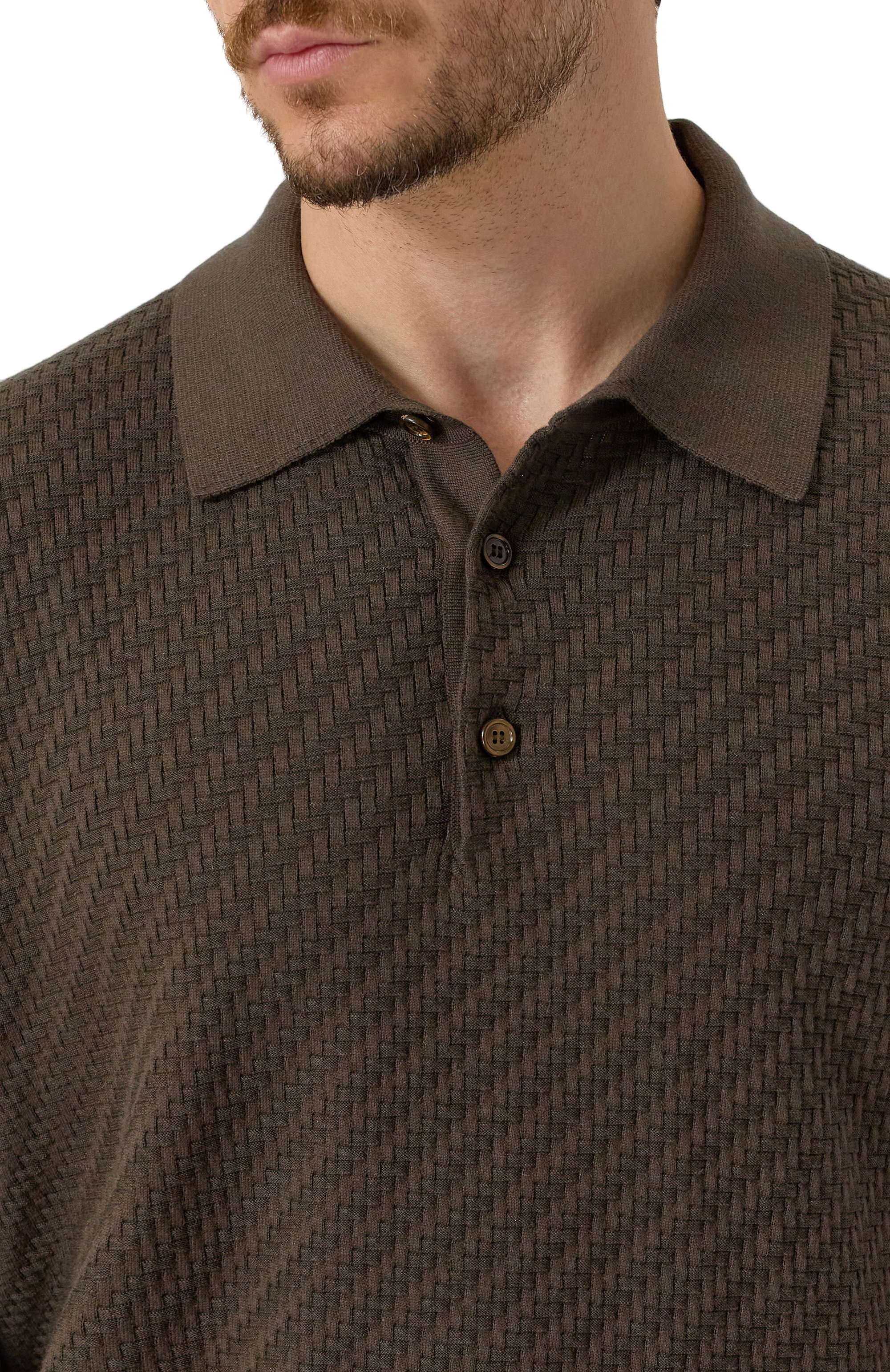 Поло из хлопка и шелка BRIONI, арт. UMR10LPAK22, фото 5