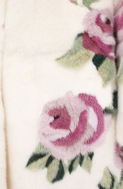 Шуба прямого кроя с цветочным принтом DOLCE & GABBANA, арт. F0T92F/FUPLH, фото 5
