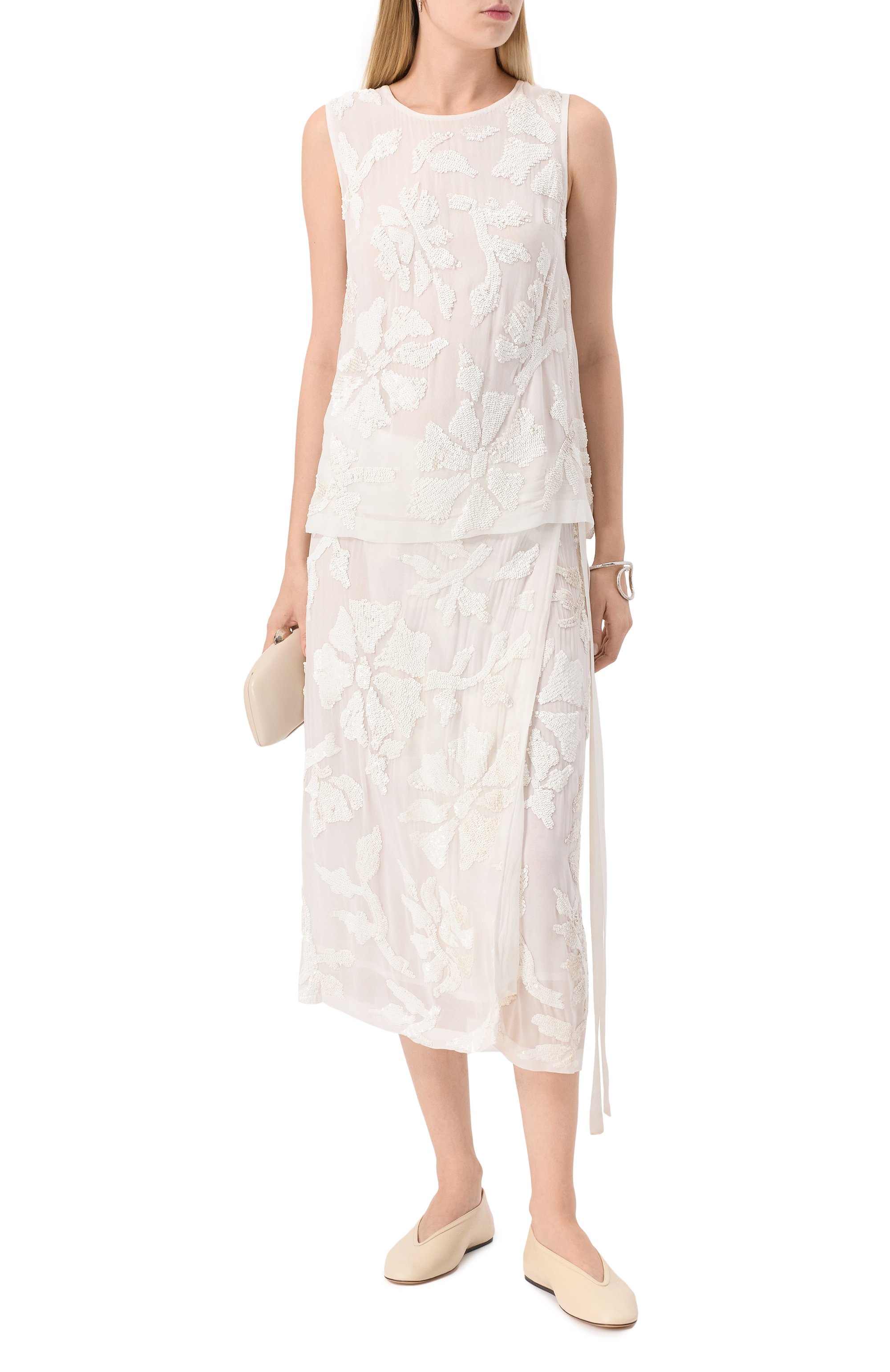 Юбка с отделкой пайетками P.A.R.O.S.H., арт. D620999, фото 2